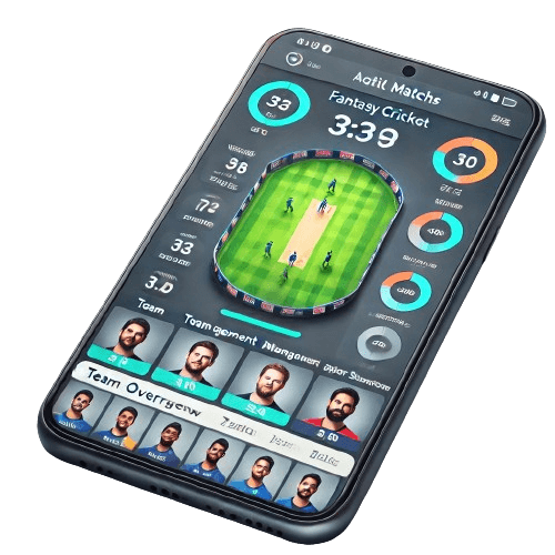 Fantasy Cricket App Interface