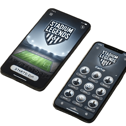 Stadium Legends App on Phone